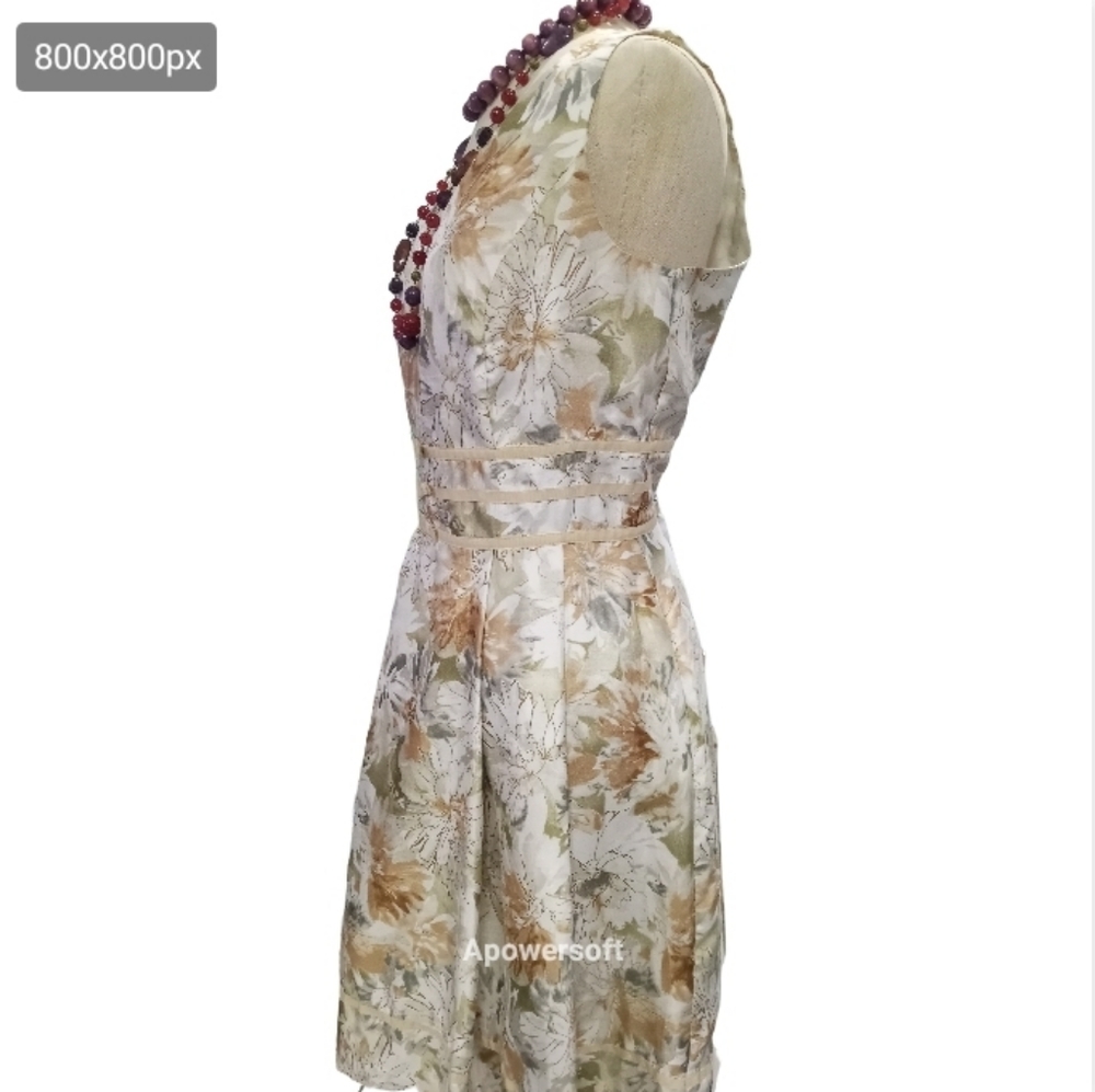 SCARLETTE Fit & Flare Floral dress size 16 - Picture 3 of 6
